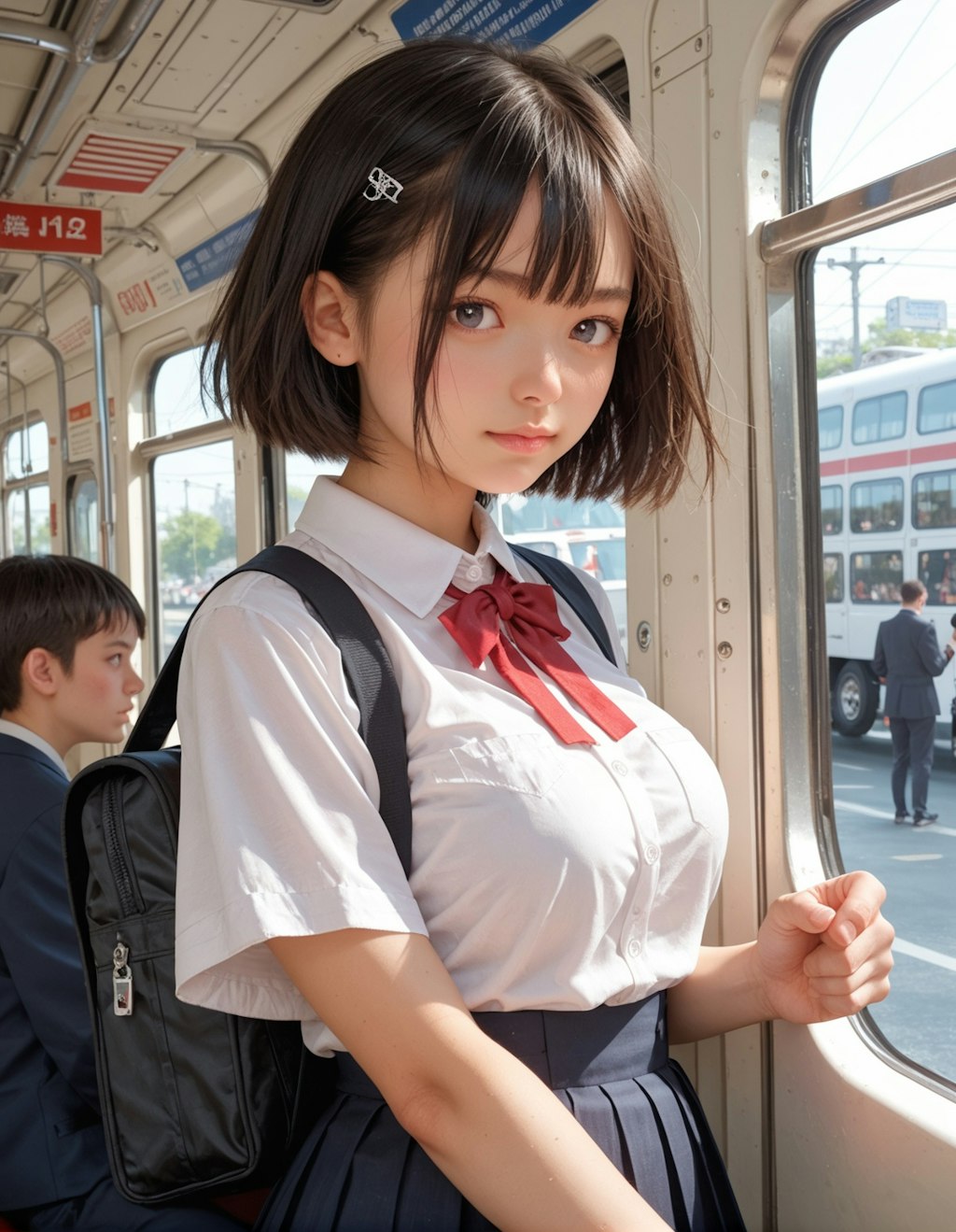 電車で見かける女の子