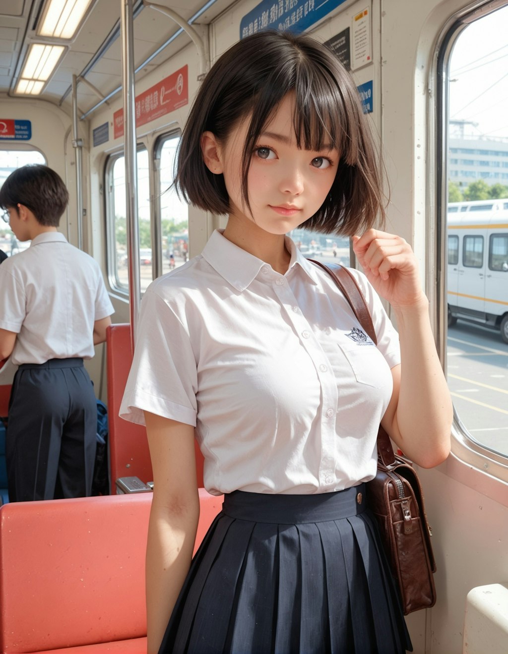 電車で見かける女の子