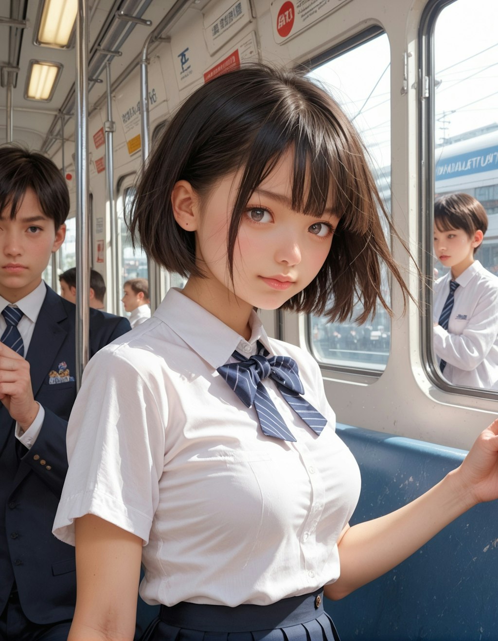 電車で見かける女の子