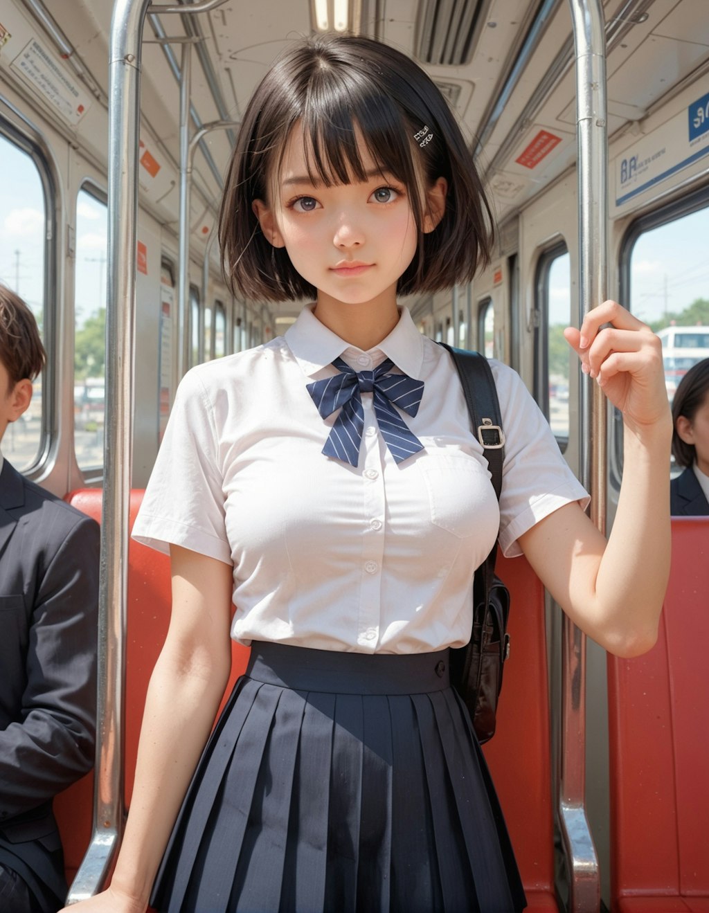 電車で見かける女の子