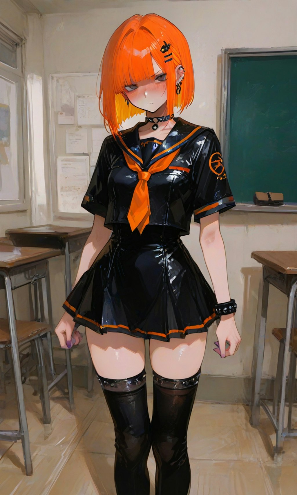 セーラー服と絶対領域