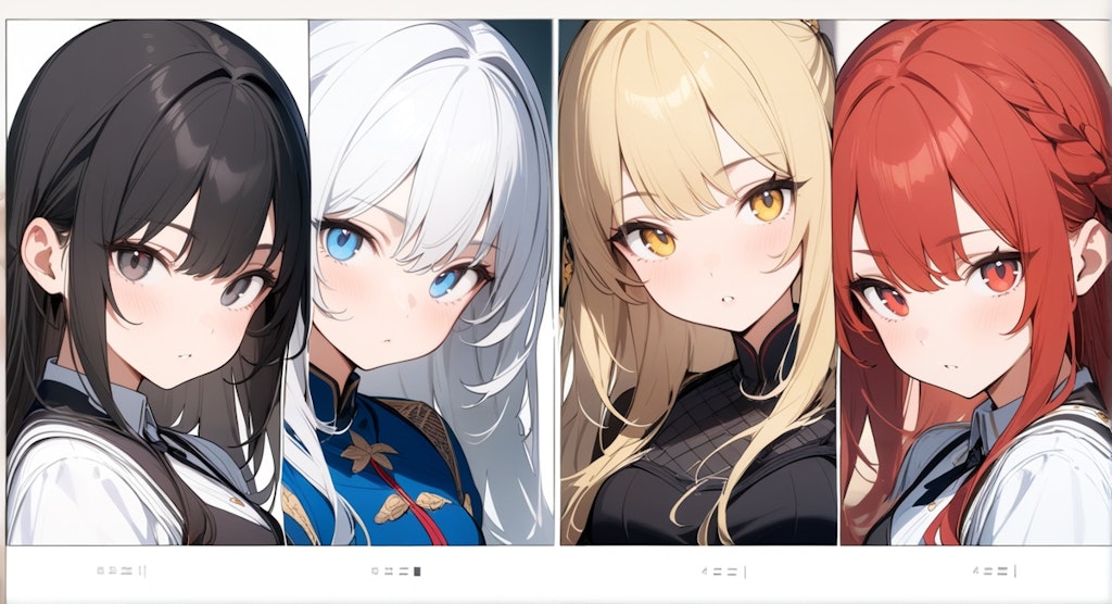 ファンタジー4人嬢扉絵