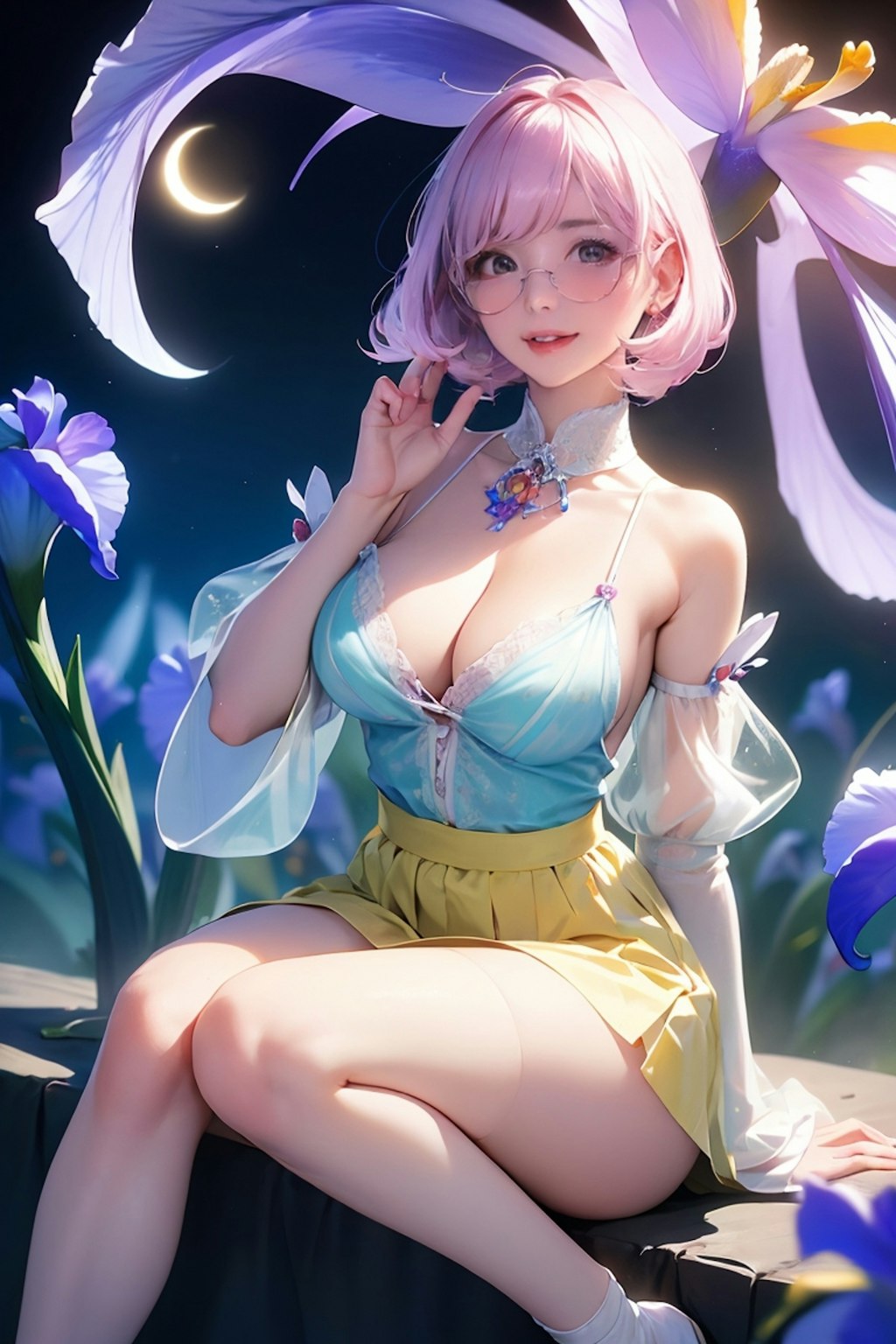 Iris flower Girl