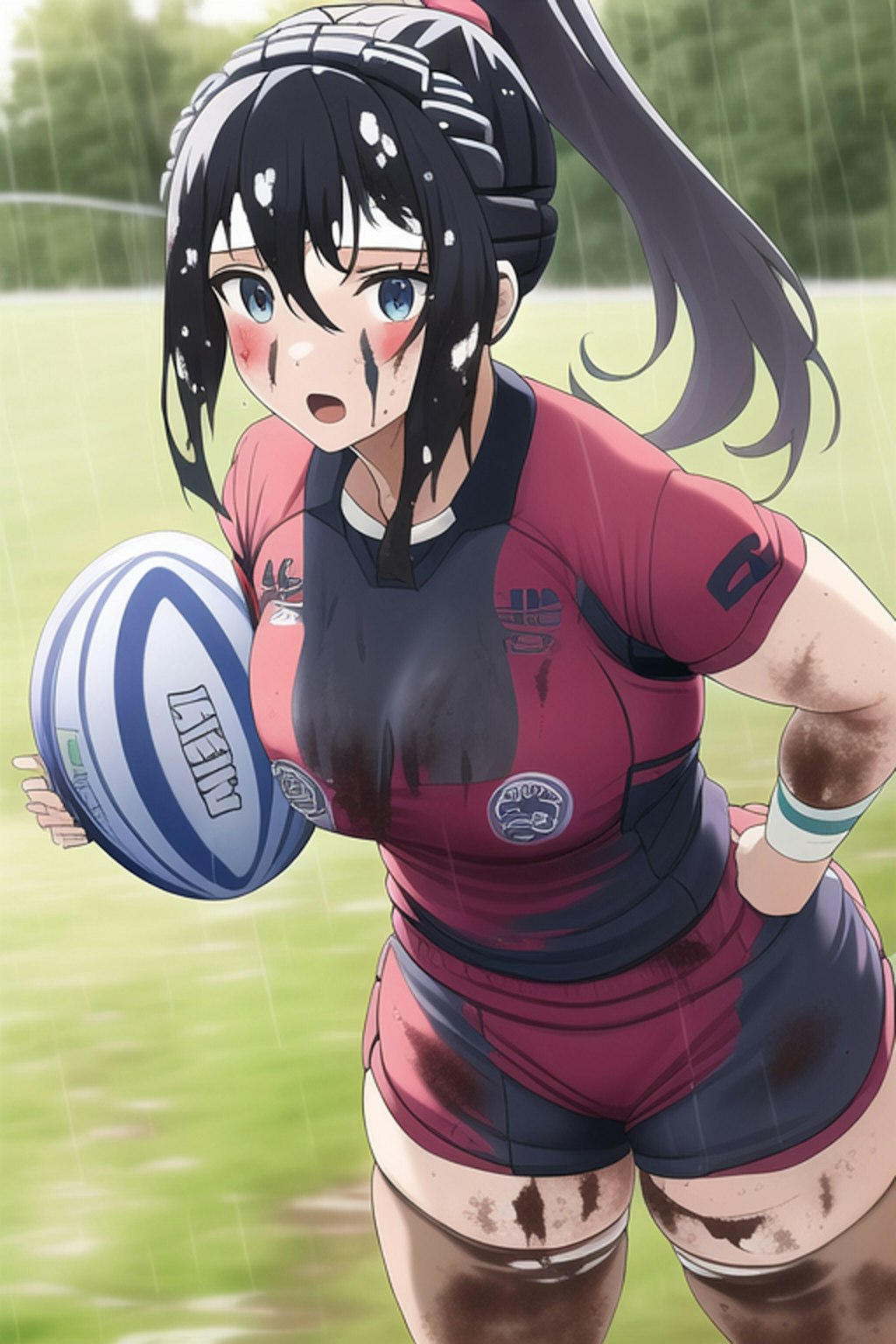 🏉泥まみれの女子ラグビー 66