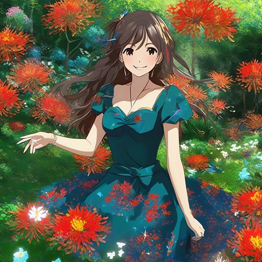 私たちは秋の花娘(#^.^#)