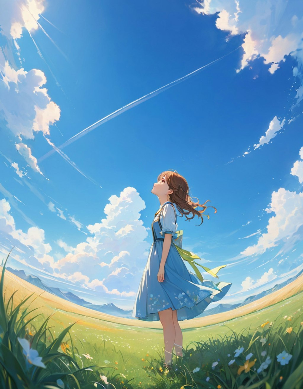 少女の青空