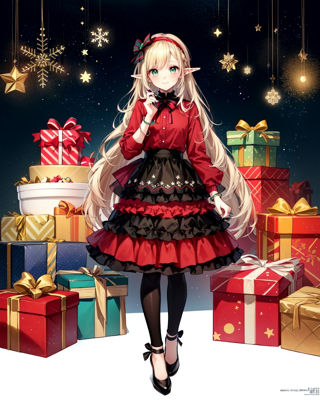 クリスマスプレゼントとエルフ魔女