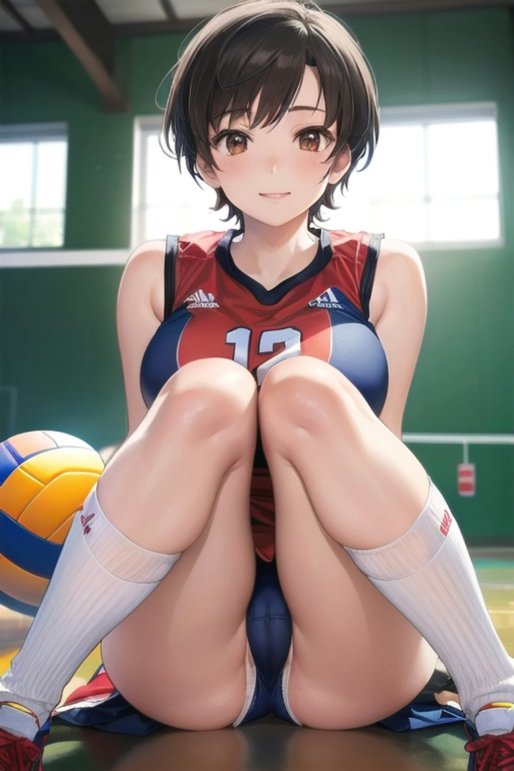 ２３日の女子バレーボール