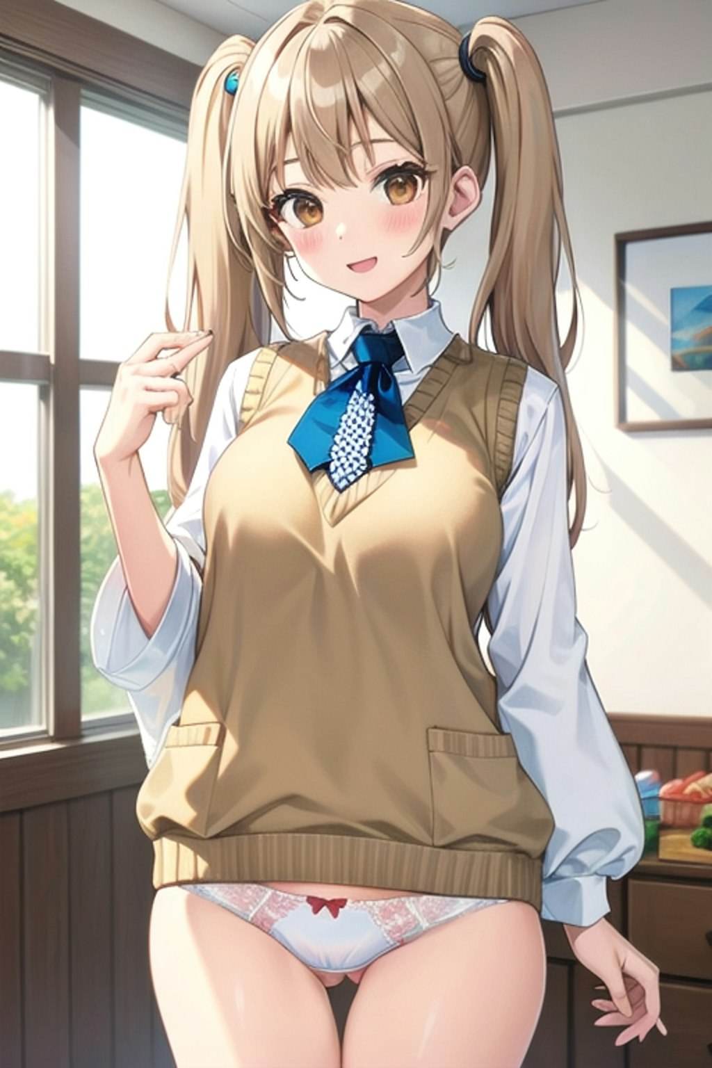 School twintails girl