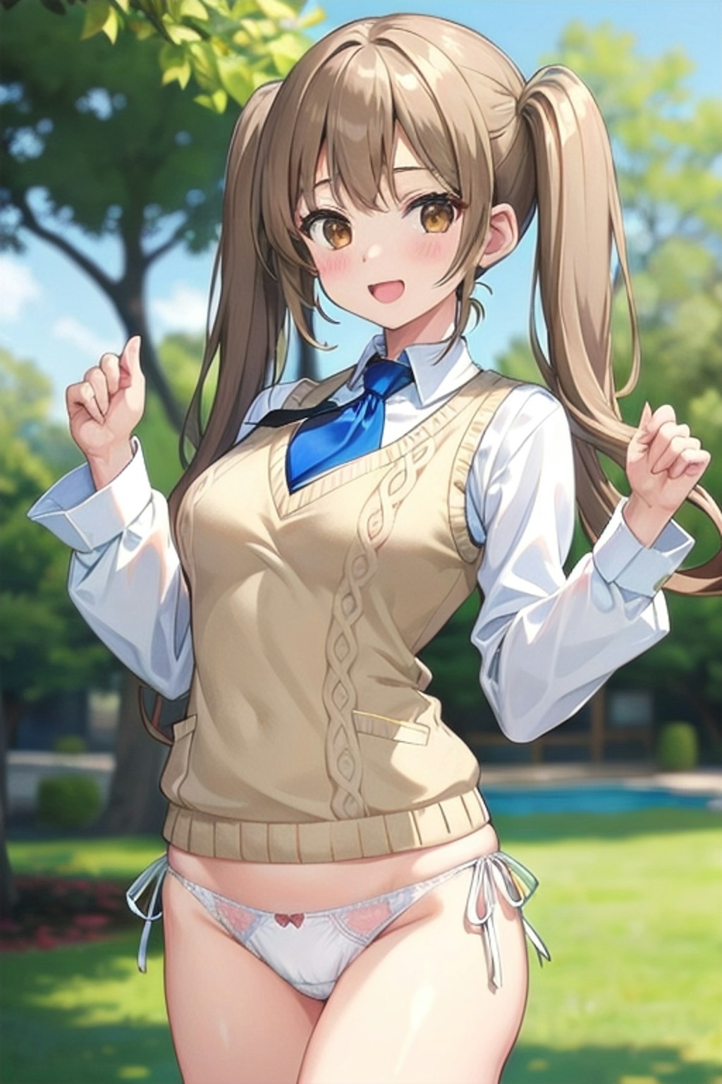 School twintails girl