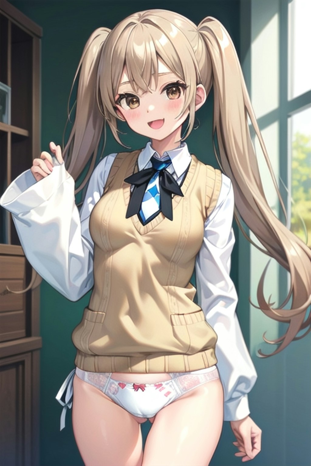 School twintails girl