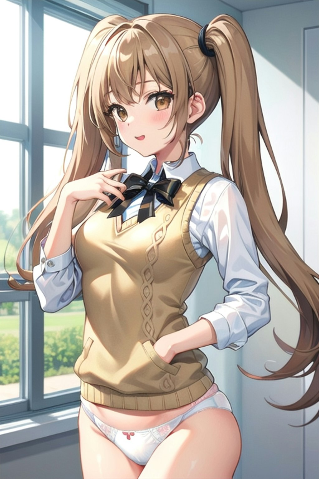 School twintails girl