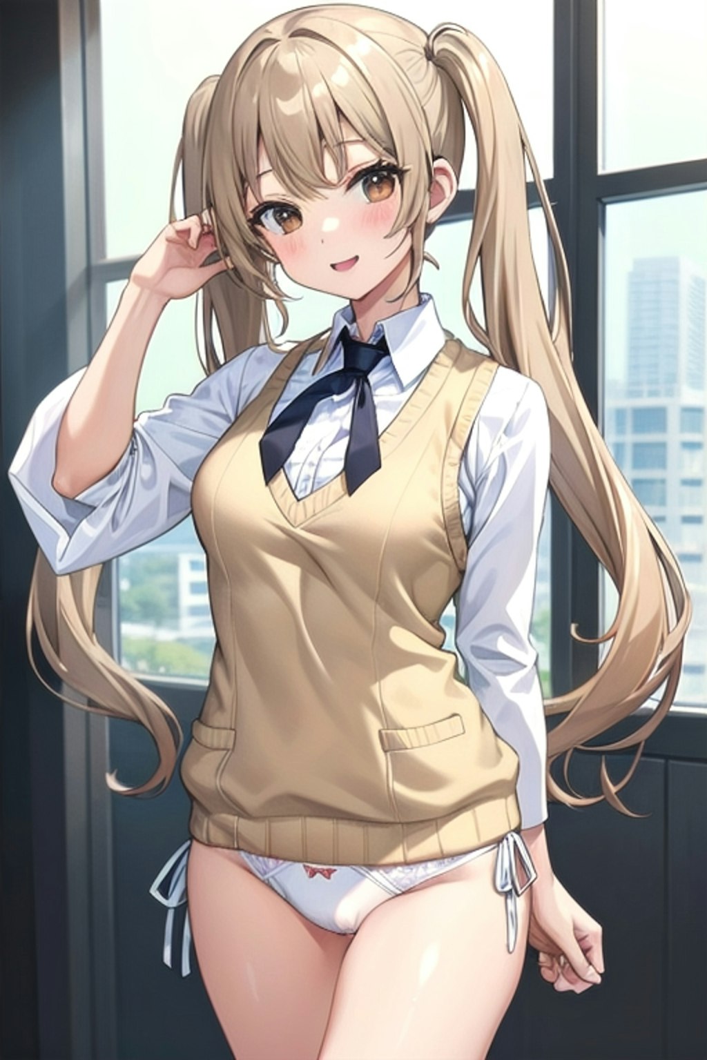 School twintails girl