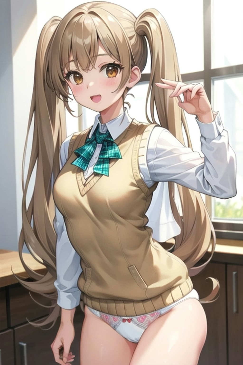 School twintails girl