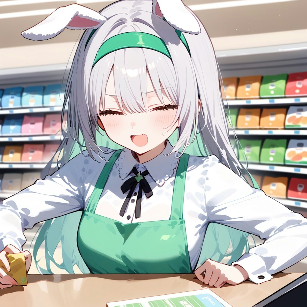 うさみみ美少女のバイト
