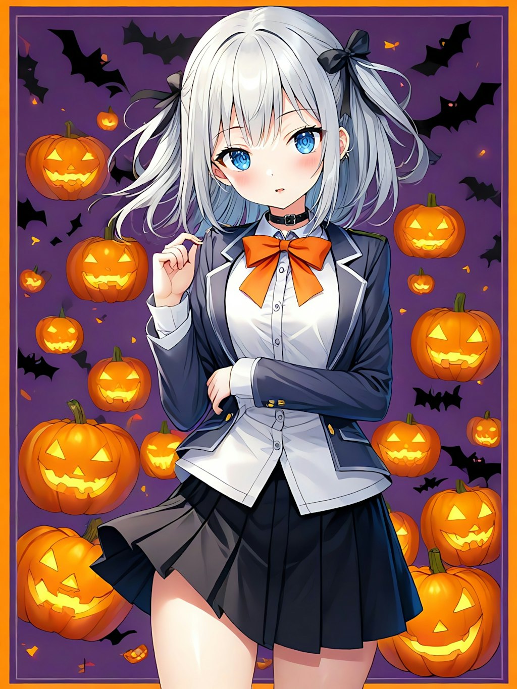 ハロウィンと女子高生🎃