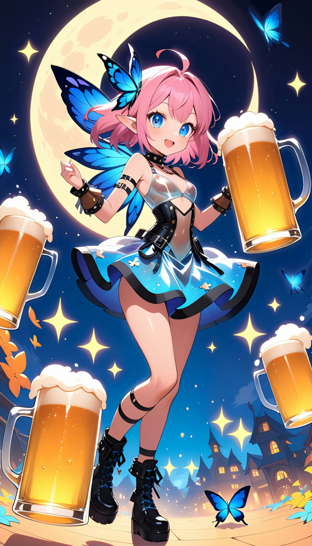 ビールの妖精ちゃん　みんな飲んで！