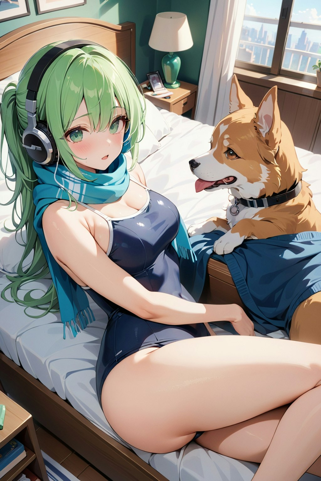 犬のおでこハート❤️にみえ、、、