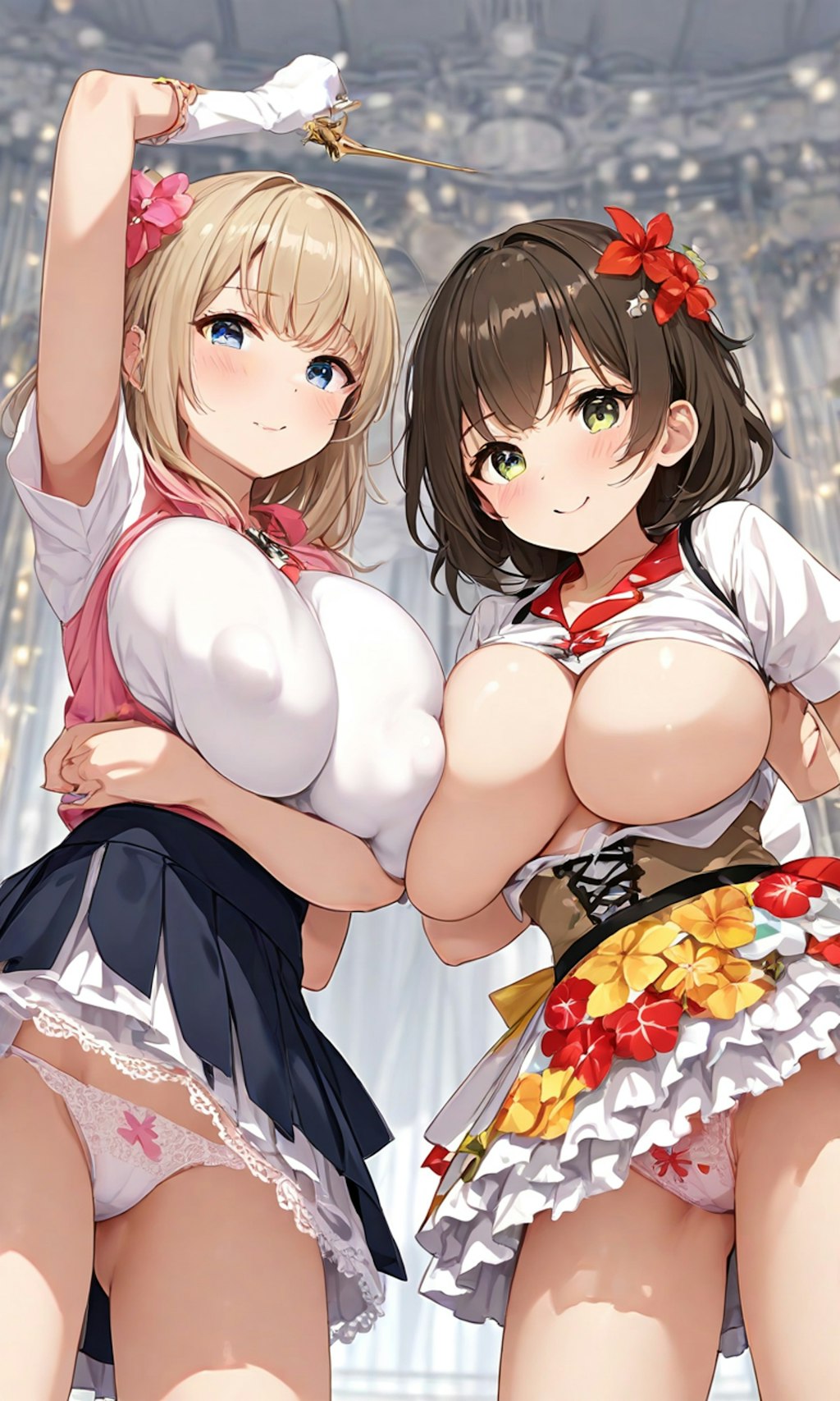 ぽろりとセーラー服と女子高校生と