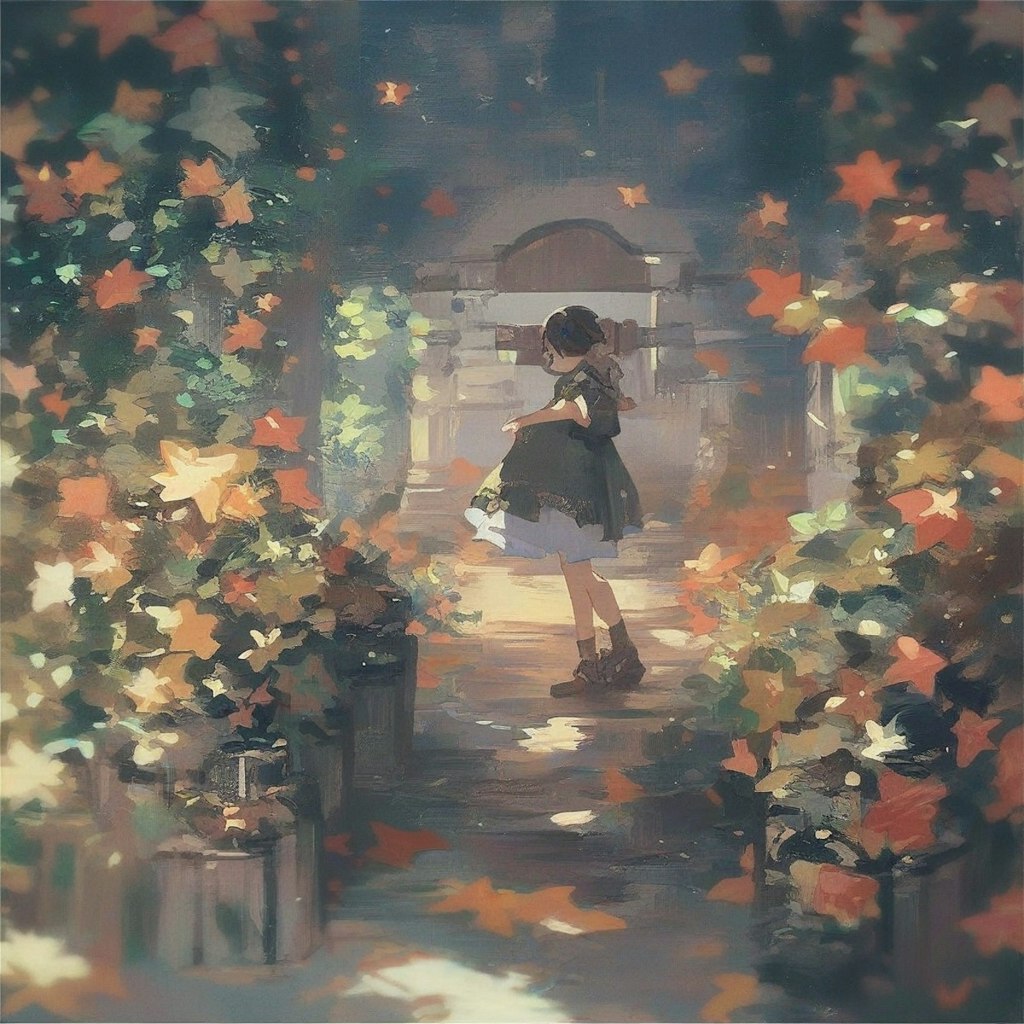 女の子のいる風景