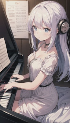 寡黙な女の子はピアノで語ります