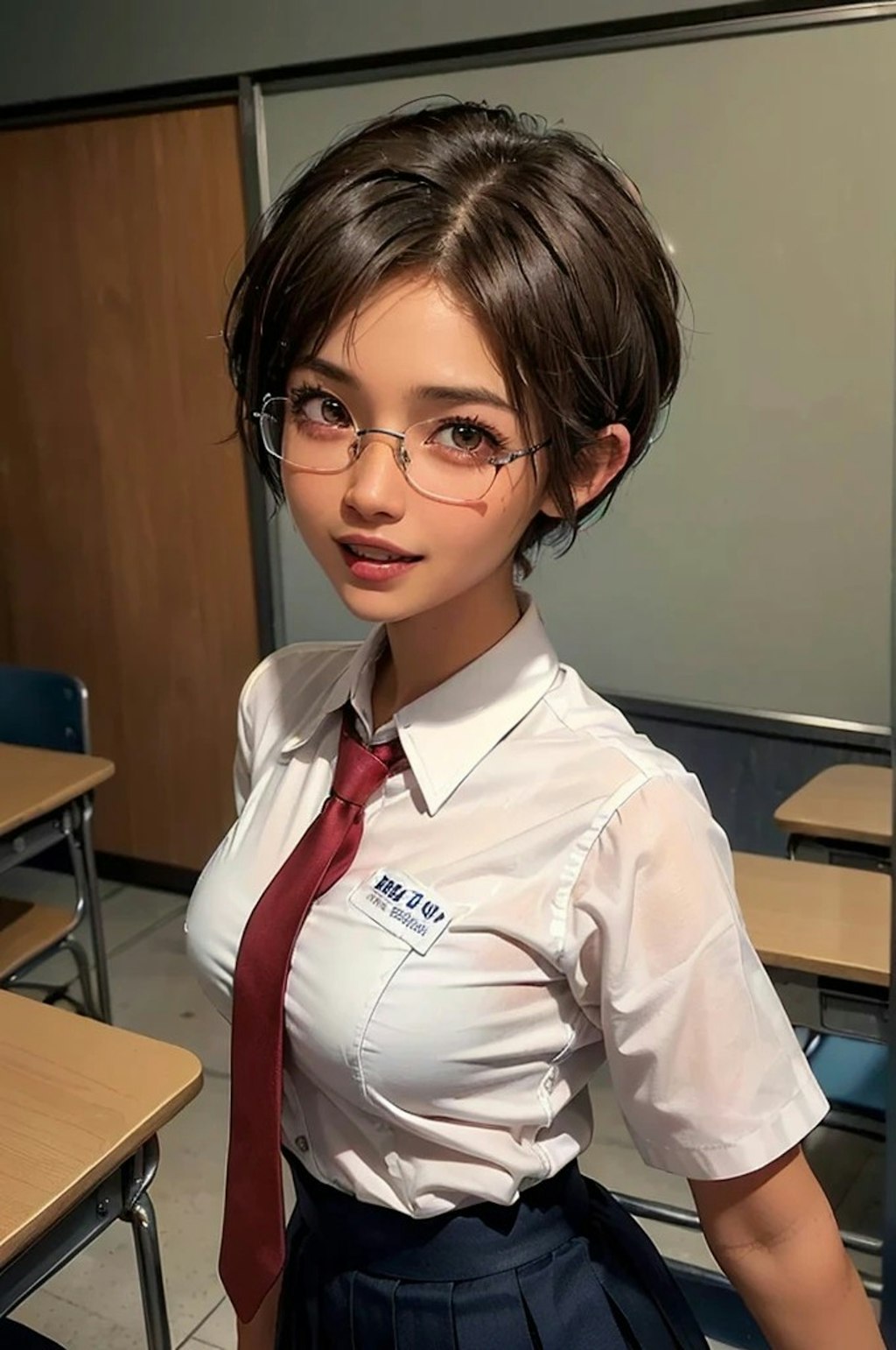 褐色女子高生