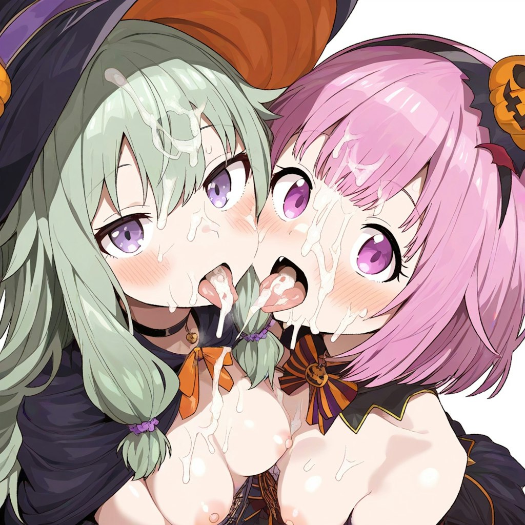 夜のハロウィン