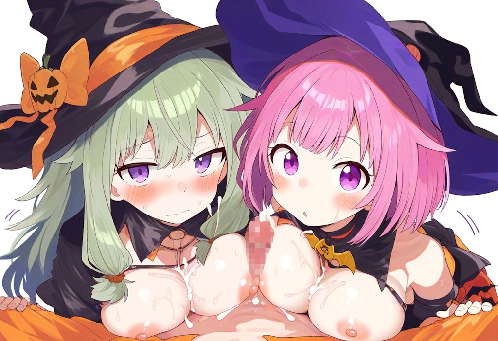 夜のハロウィン