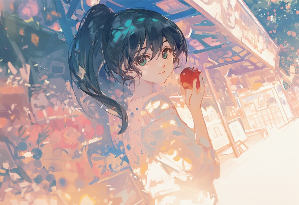 りんごを頂きます！