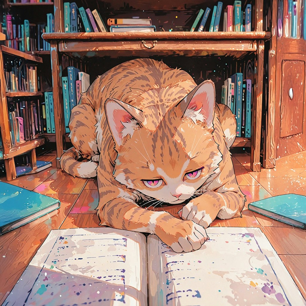 『勉強しないと猫になっちゃうぞ』