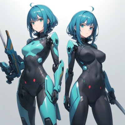 電脳戦闘部隊D-8 双子の姉妹