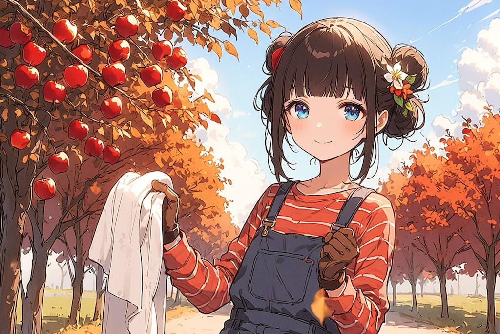 りんご🍎の収穫🍡✨