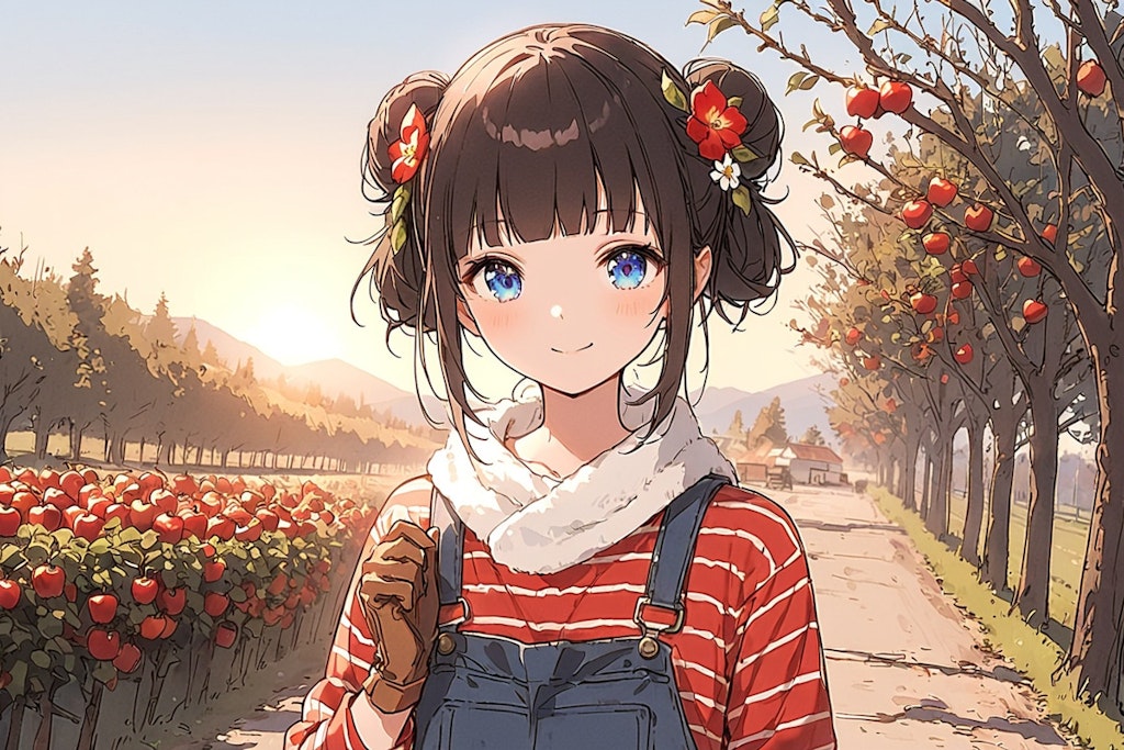 りんご🍎の収穫🍡✨