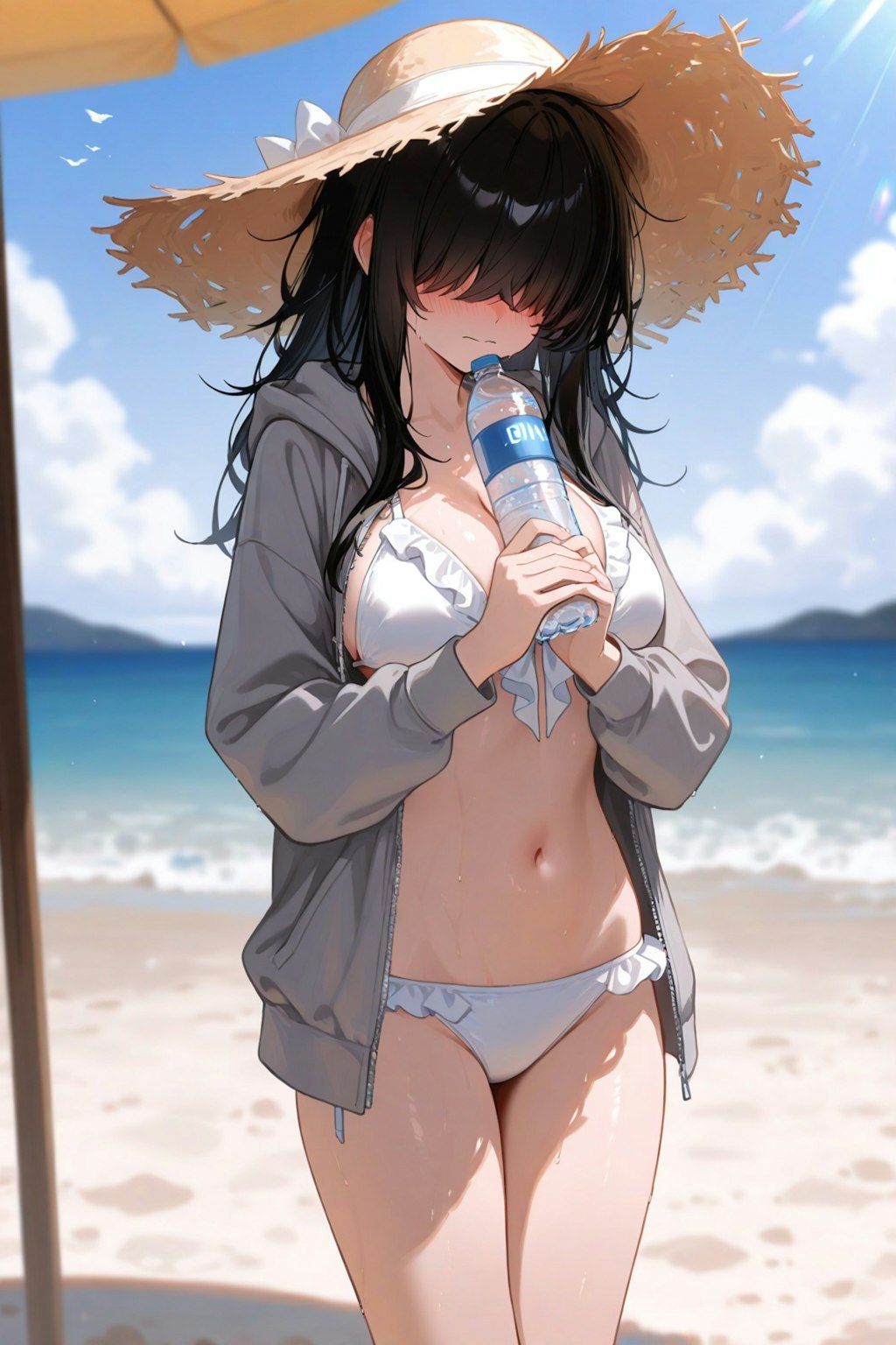 陰キャちゃん、海に行く