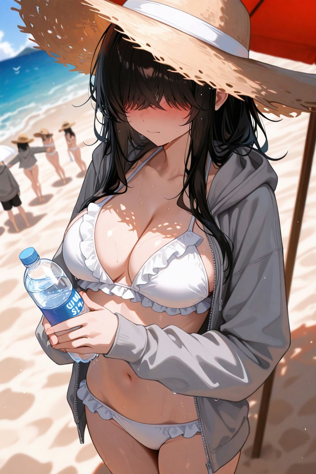 陰キャちゃん、海に行く