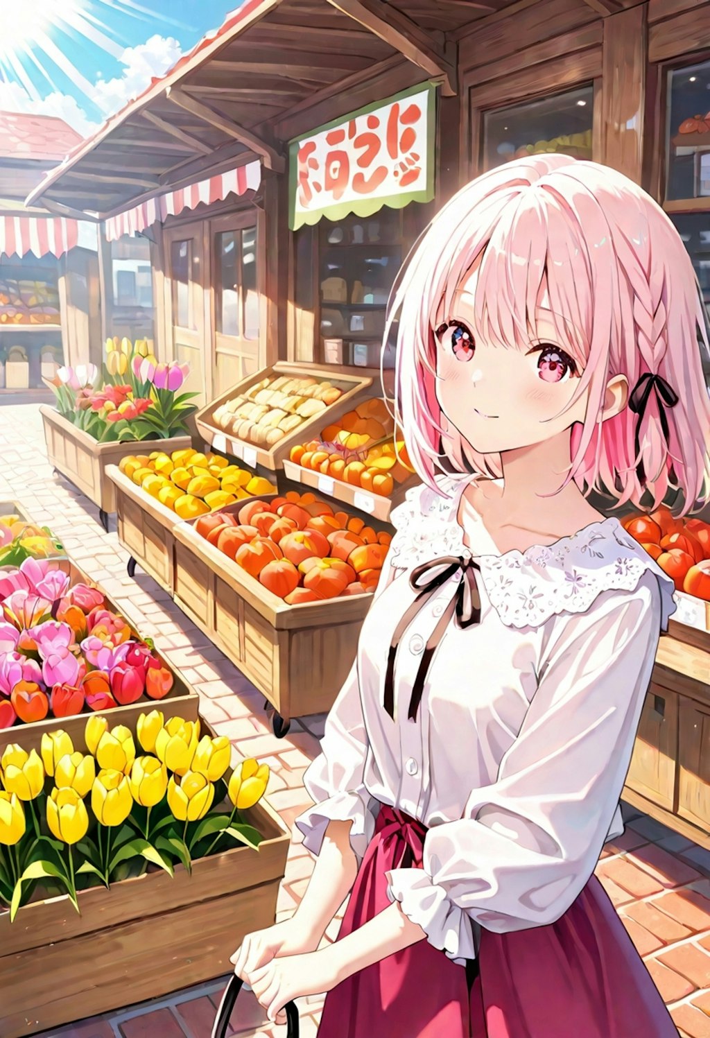 花を買いに
