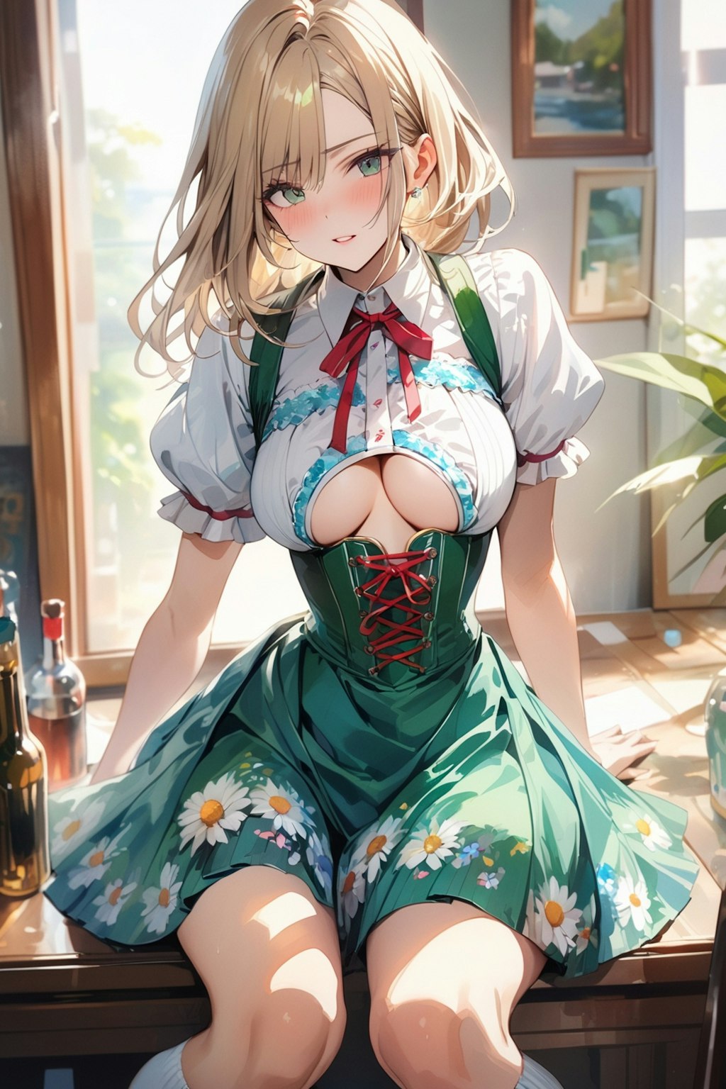 dirndl-like uniform