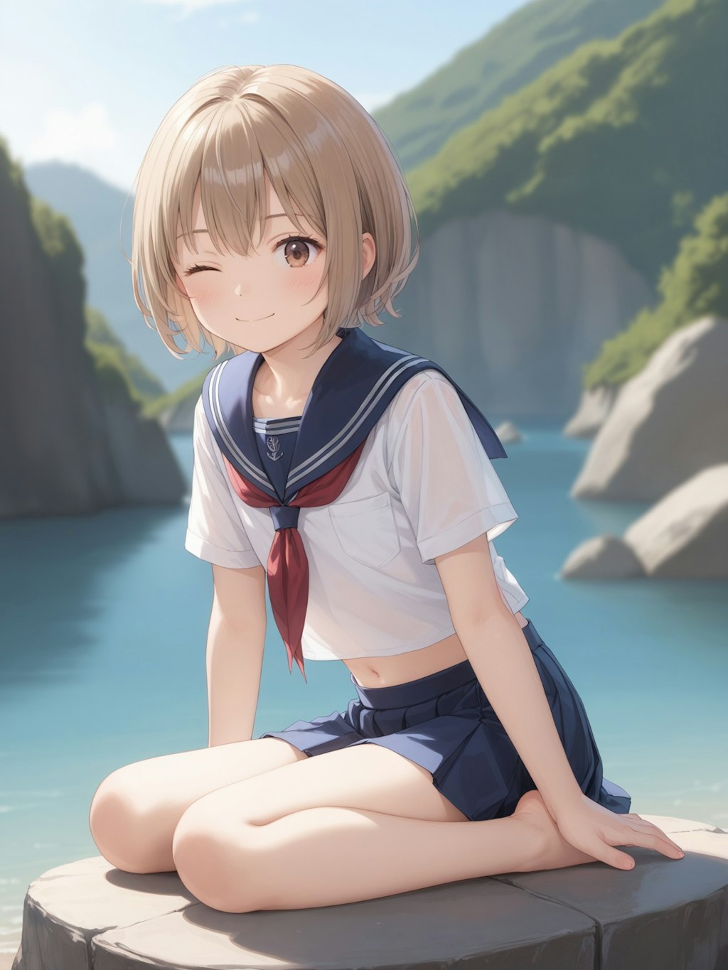 淡色少女