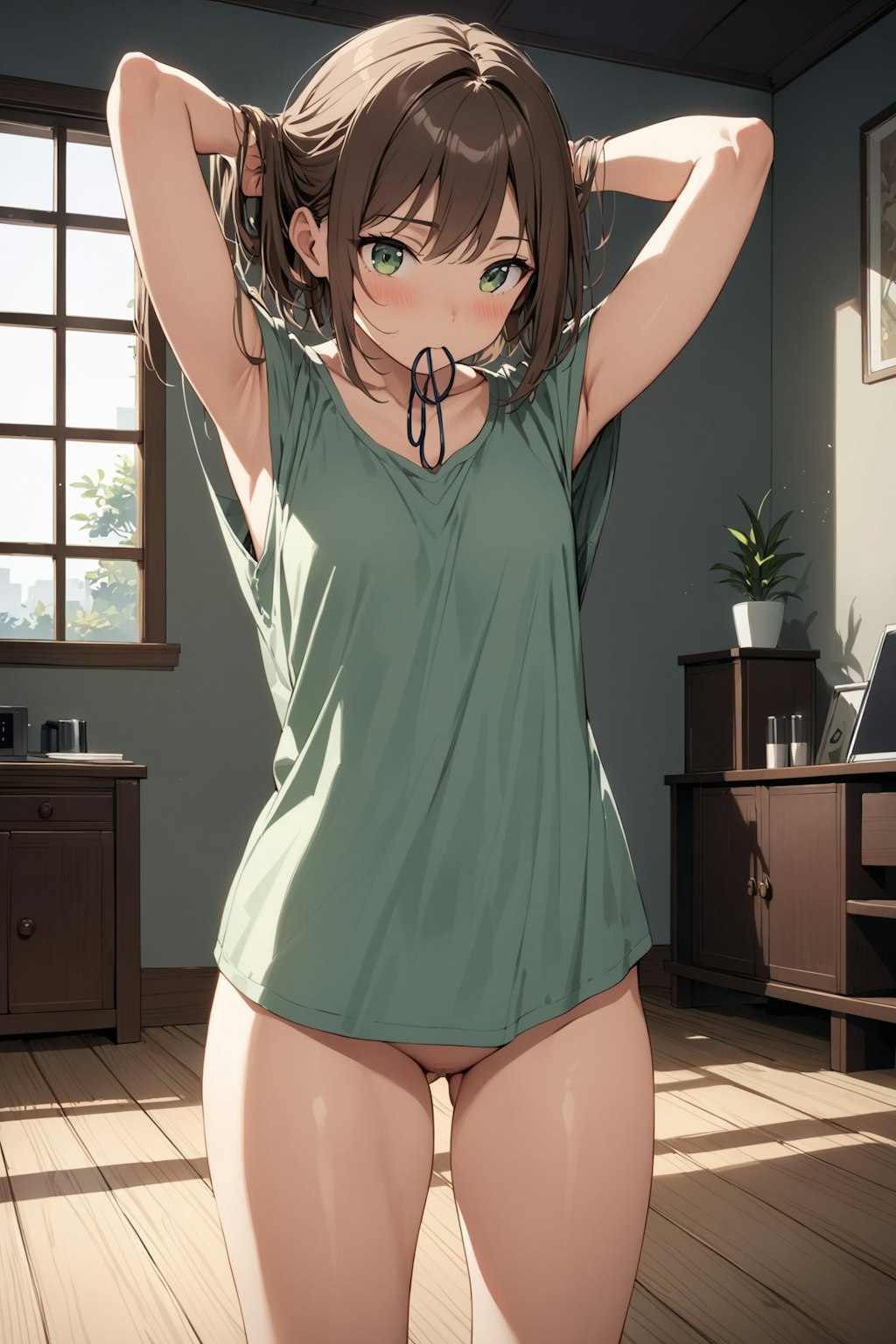 梅雨時の身支度 Y619