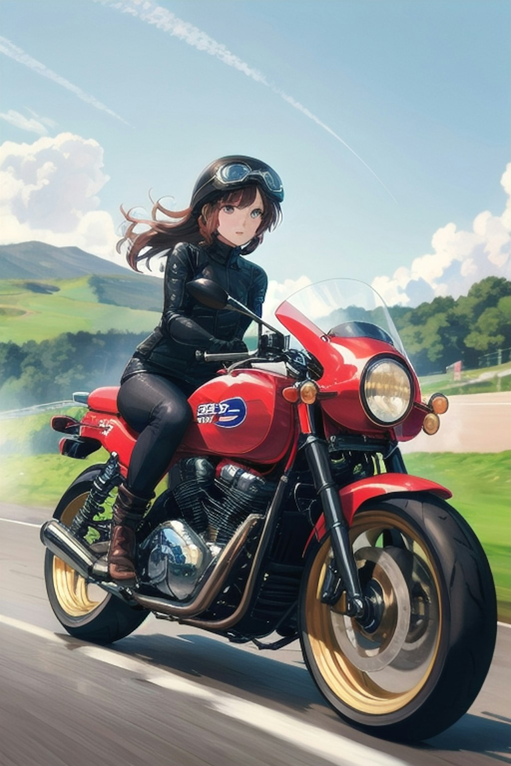 バイク好き彼女