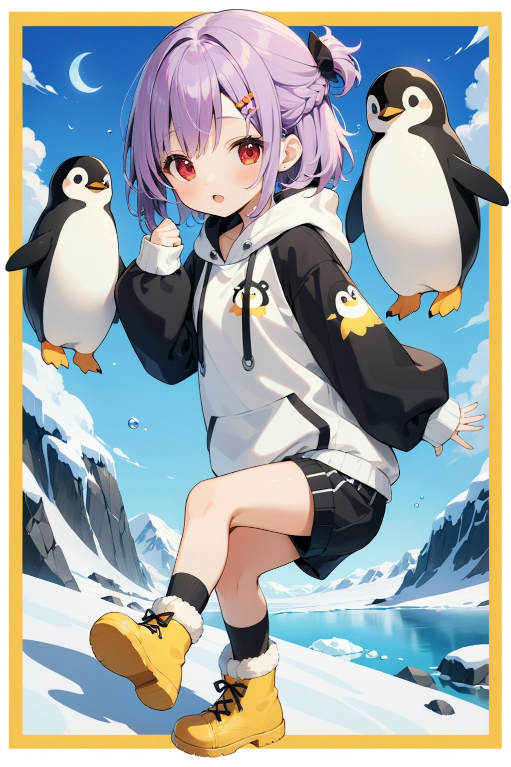 シエルちゃん(ペンギンパーカー)