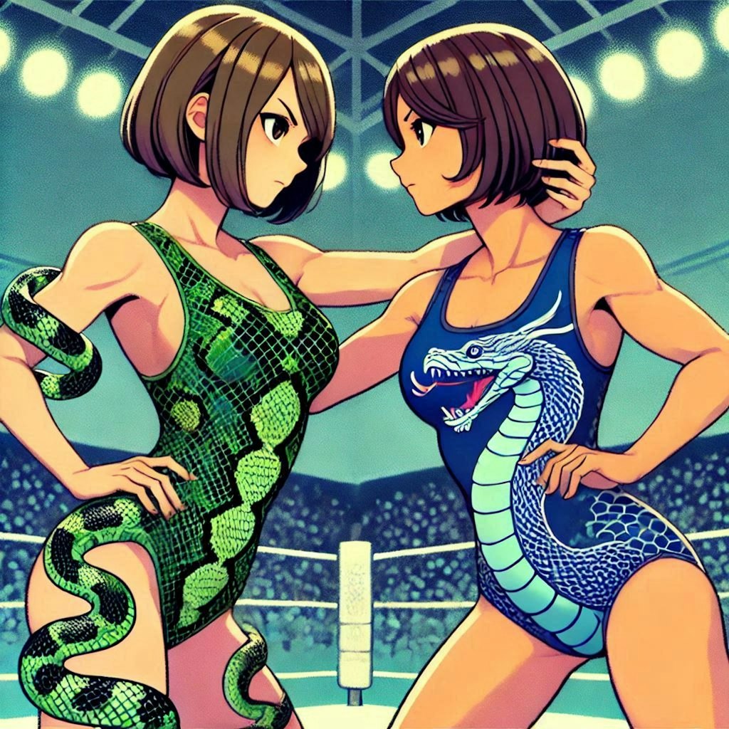 干支プロレス（辰年 vs 巳年）