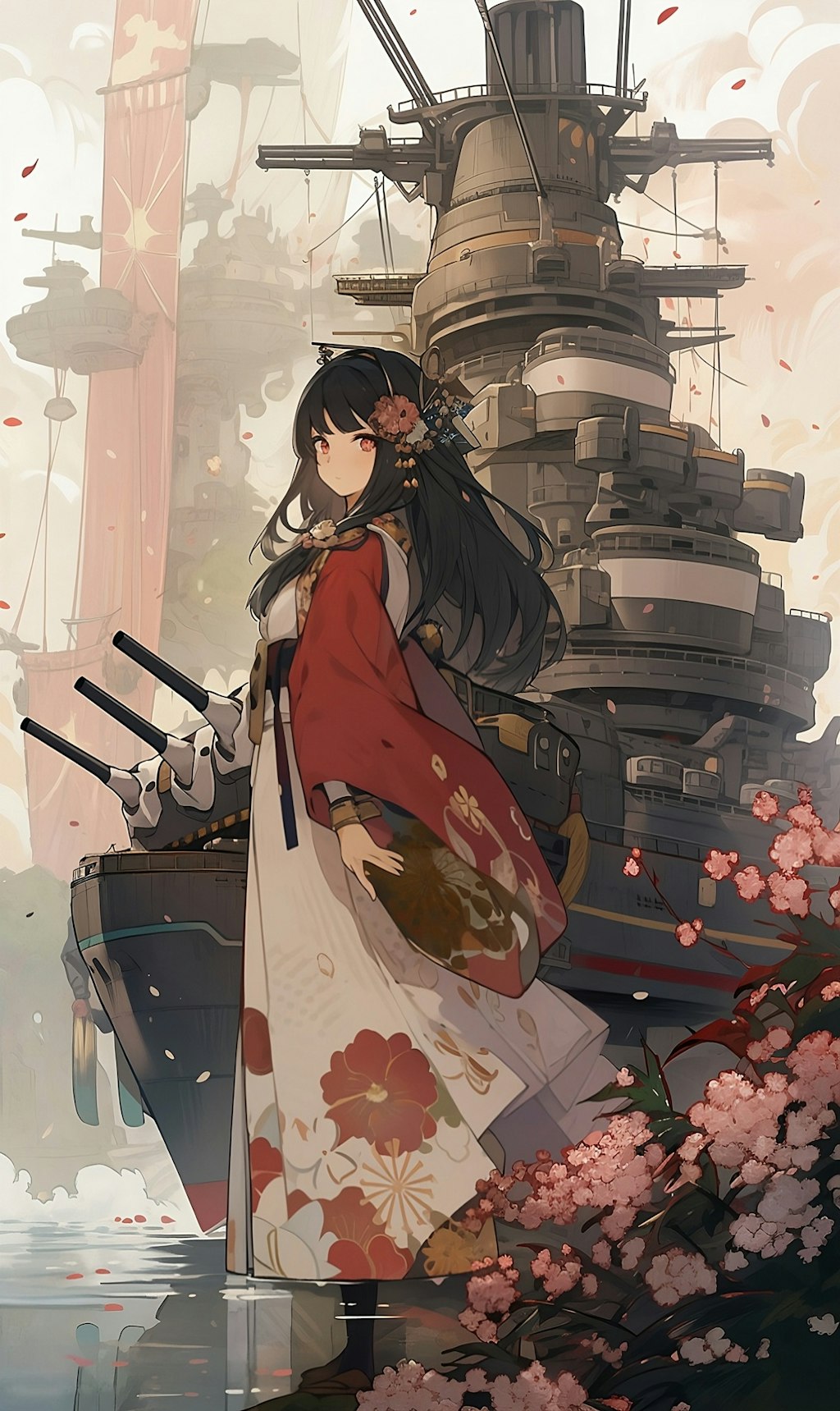 花と戦艦(Girls and Battleships)