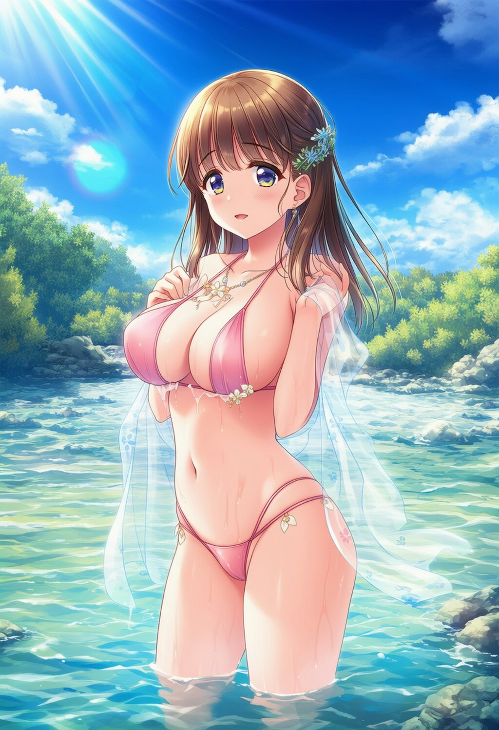 ビキニ姿の女の子