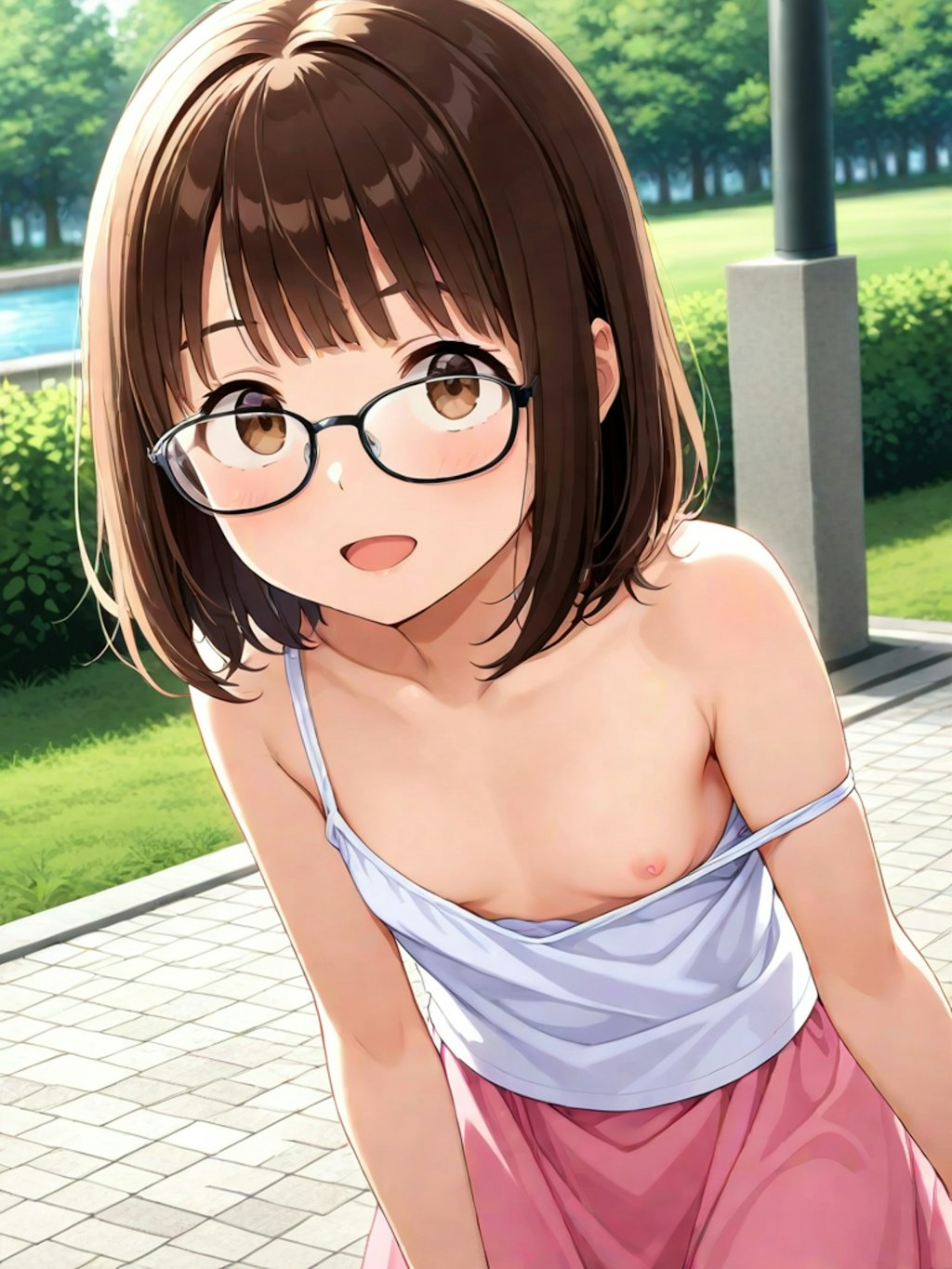 むねチラ！！