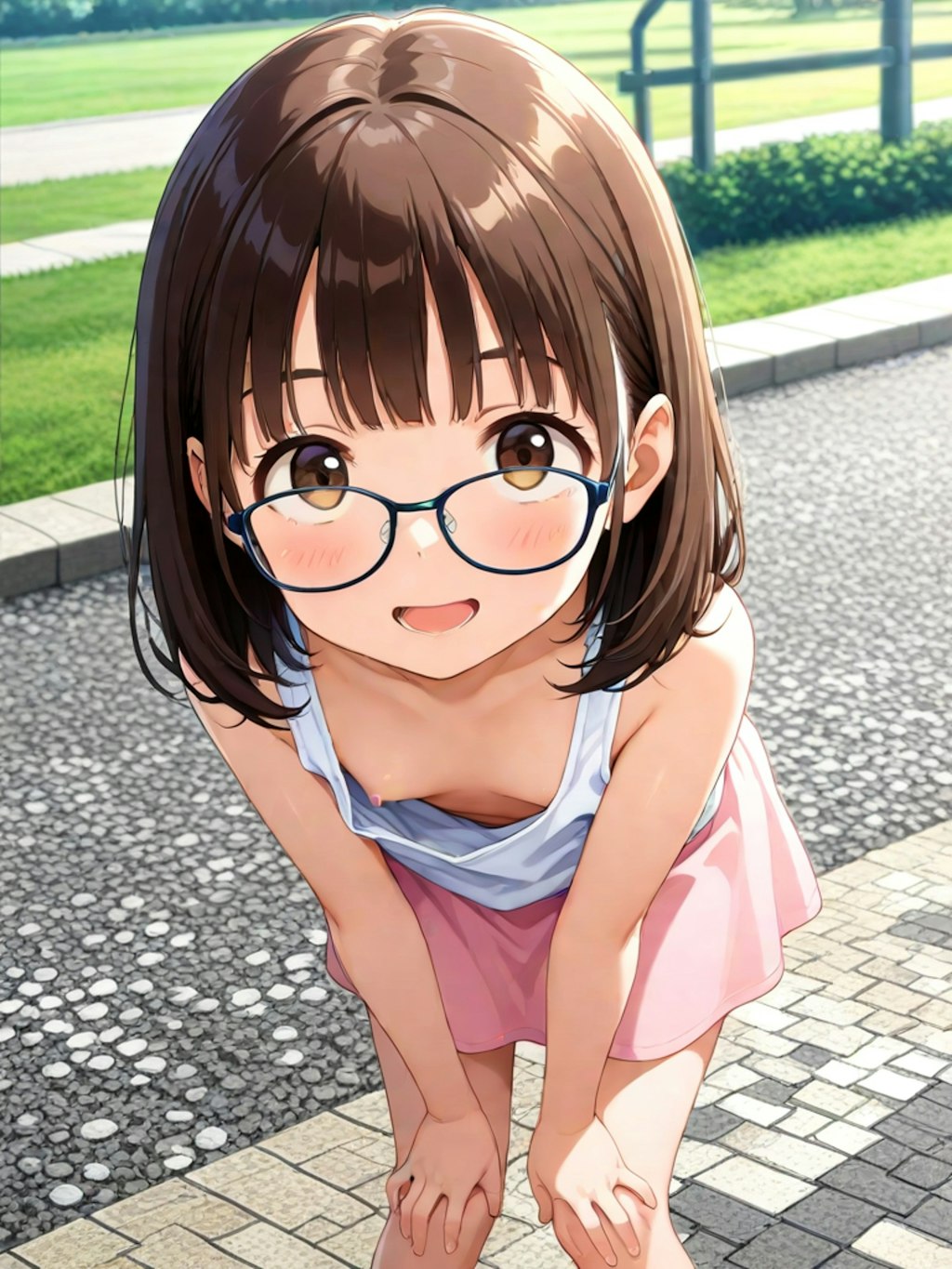 むねチラ！！