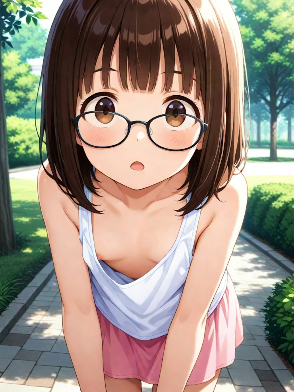 むねチラ！！