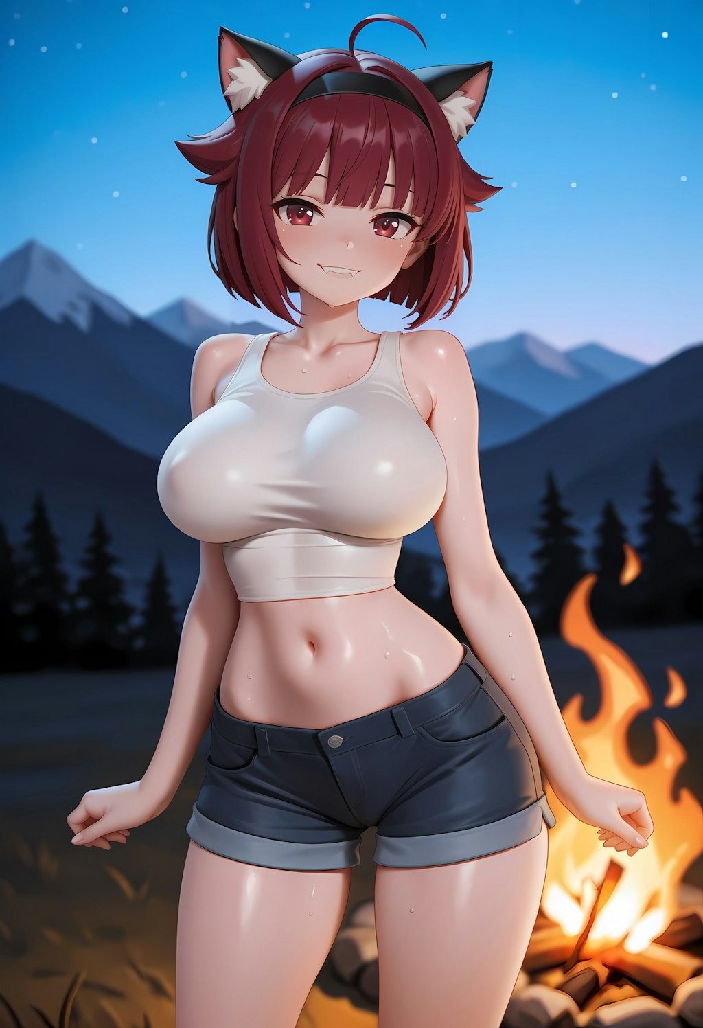 キャンプファイヤー
