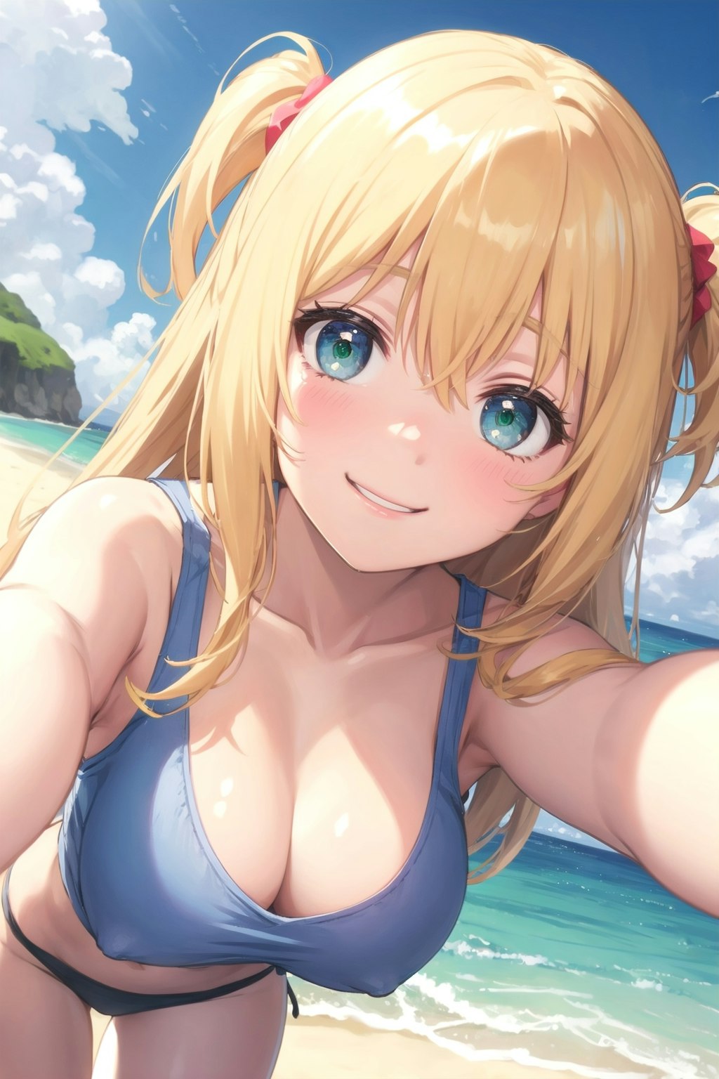 海に来た