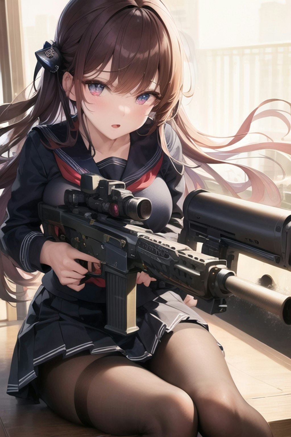 serafukuとmachine gun